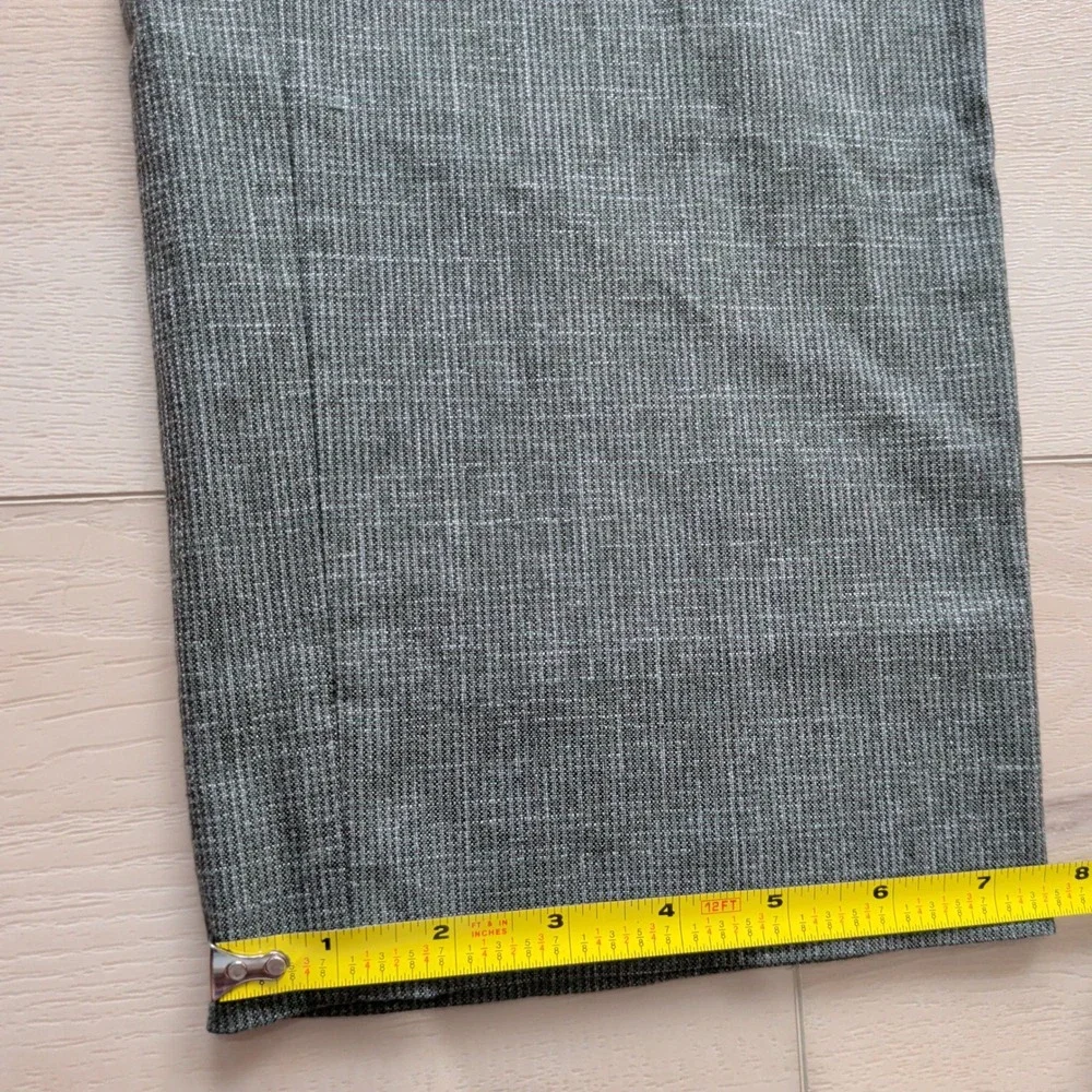 NEW Banana Republic Slim Wrinkle Resistant Dress Pants Mens 34x34‎ Gray Stretch
